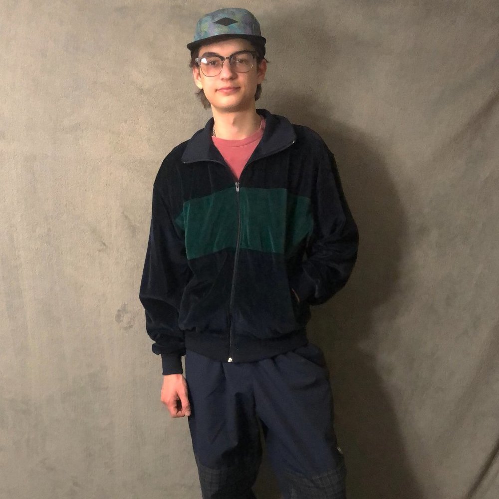 Honors Men's Vintage Velour Track Top